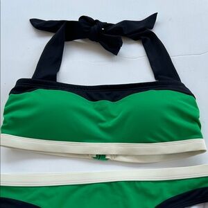 Boden Emerald and Ebony Bikini